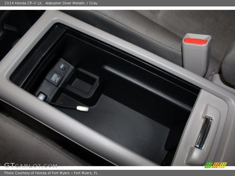 Alabaster Silver Metallic / Gray 2014 Honda CR-V LX