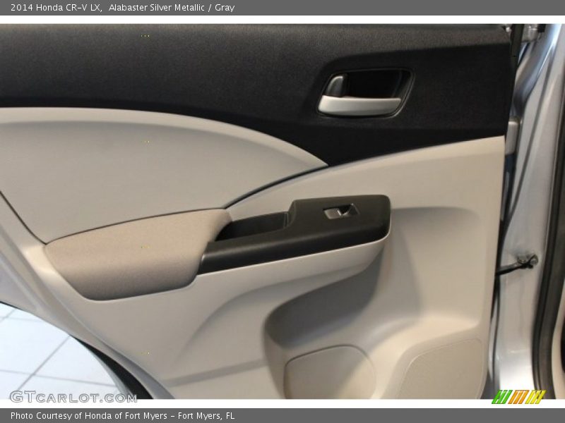Alabaster Silver Metallic / Gray 2014 Honda CR-V LX