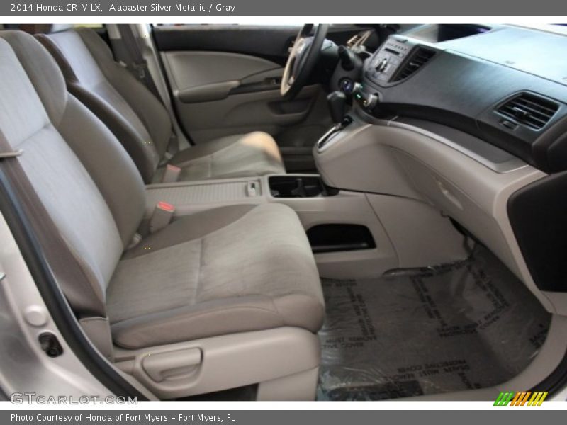 Alabaster Silver Metallic / Gray 2014 Honda CR-V LX