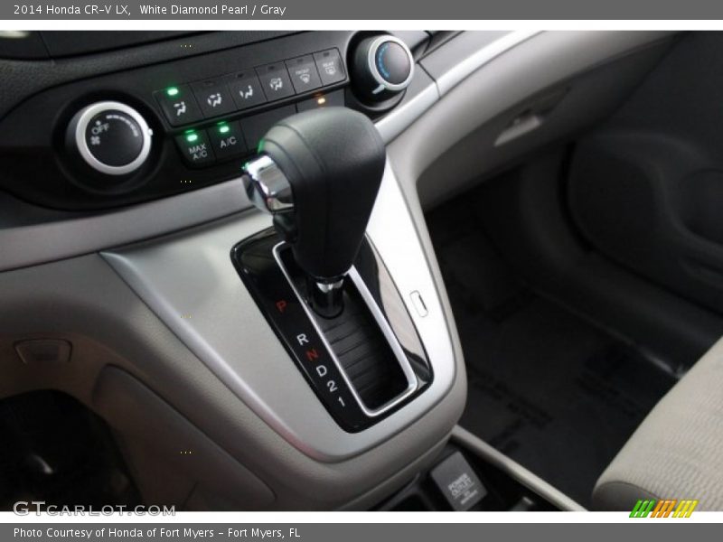 White Diamond Pearl / Gray 2014 Honda CR-V LX