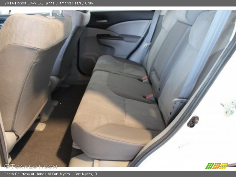 White Diamond Pearl / Gray 2014 Honda CR-V LX