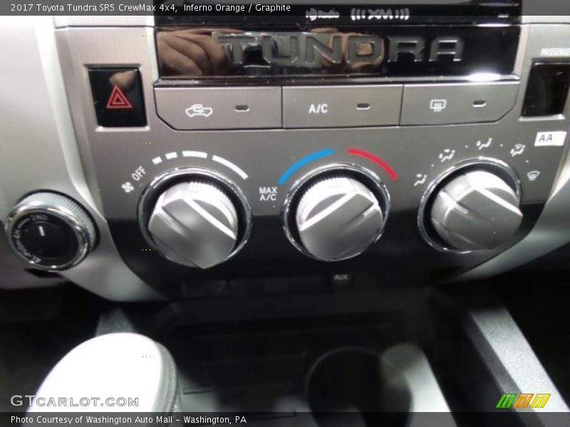 Inferno Orange / Graphite 2017 Toyota Tundra SR5 CrewMax 4x4