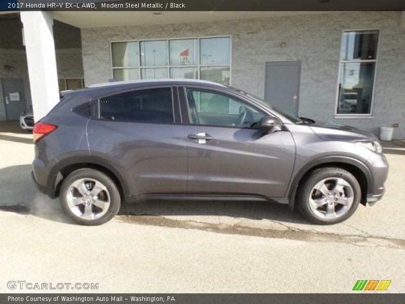 Modern Steel Metallic / Black 2017 Honda HR-V EX-L AWD