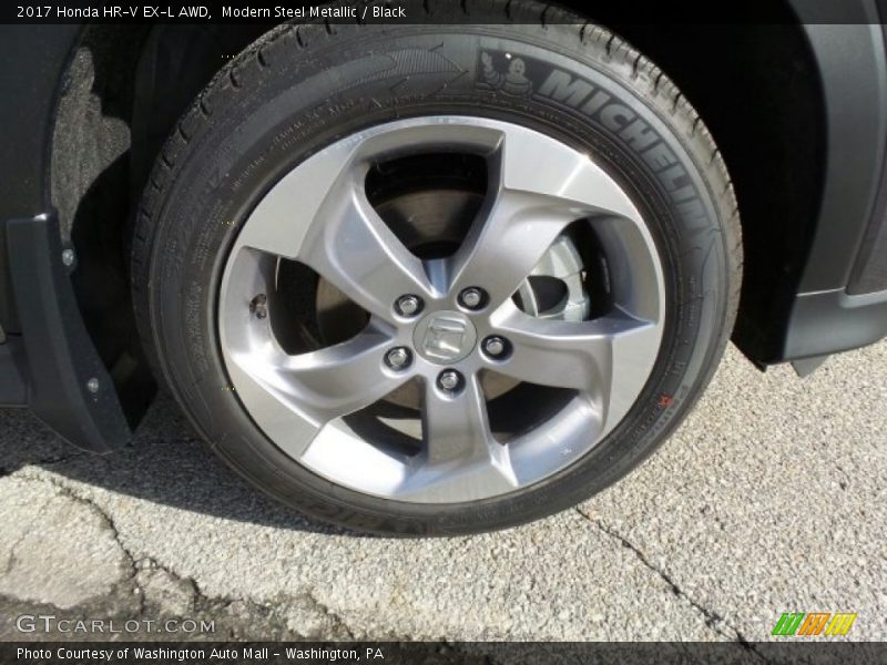 Modern Steel Metallic / Black 2017 Honda HR-V EX-L AWD