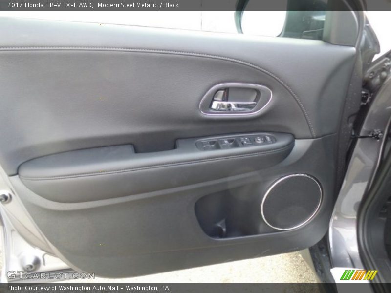 Modern Steel Metallic / Black 2017 Honda HR-V EX-L AWD