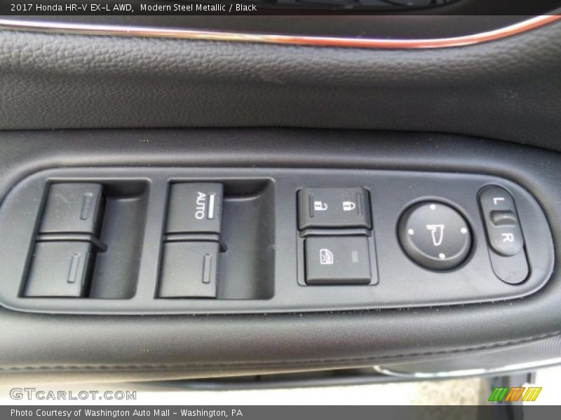 Modern Steel Metallic / Black 2017 Honda HR-V EX-L AWD