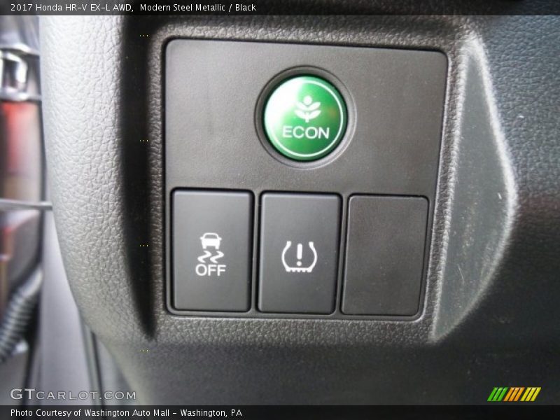 Modern Steel Metallic / Black 2017 Honda HR-V EX-L AWD