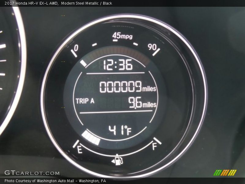 Modern Steel Metallic / Black 2017 Honda HR-V EX-L AWD