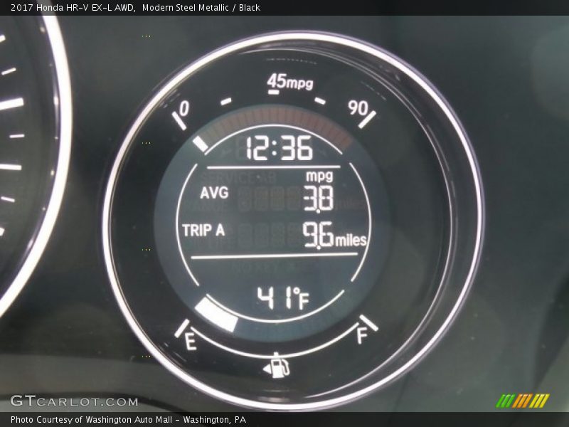 Modern Steel Metallic / Black 2017 Honda HR-V EX-L AWD