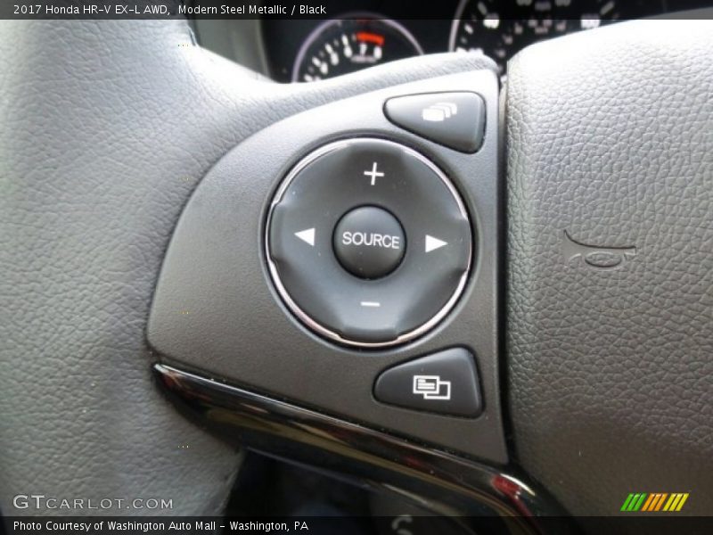 Modern Steel Metallic / Black 2017 Honda HR-V EX-L AWD