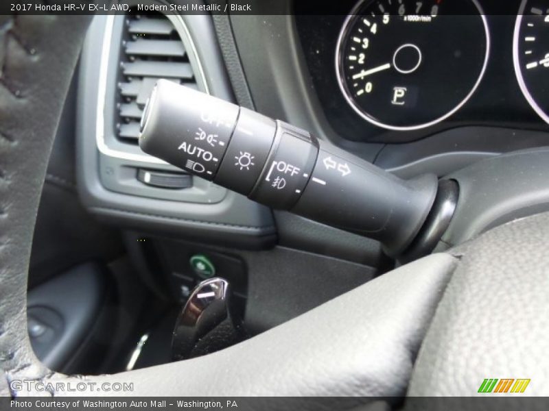 Modern Steel Metallic / Black 2017 Honda HR-V EX-L AWD