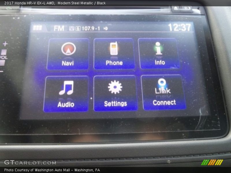 Modern Steel Metallic / Black 2017 Honda HR-V EX-L AWD