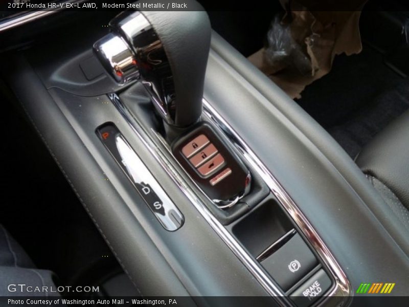 Modern Steel Metallic / Black 2017 Honda HR-V EX-L AWD