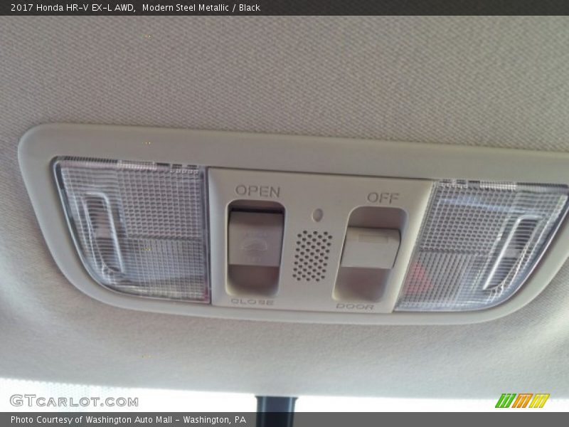 Modern Steel Metallic / Black 2017 Honda HR-V EX-L AWD