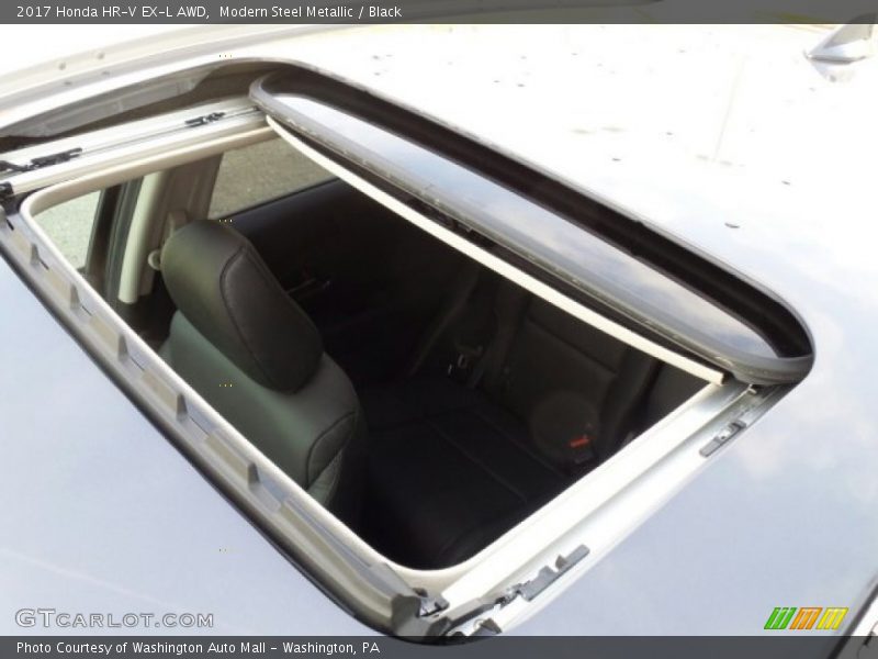Modern Steel Metallic / Black 2017 Honda HR-V EX-L AWD