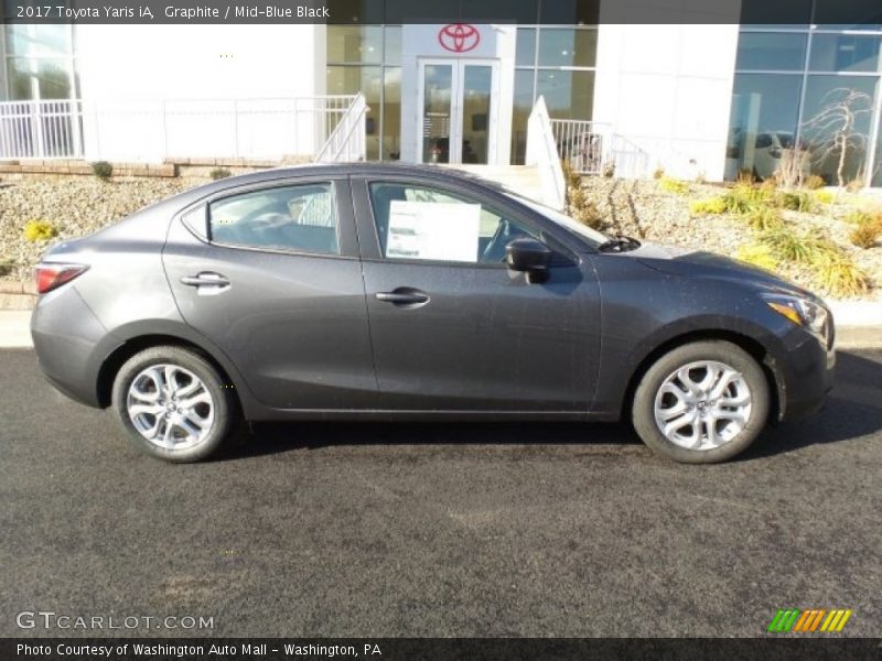 Graphite / Mid-Blue Black 2017 Toyota Yaris iA