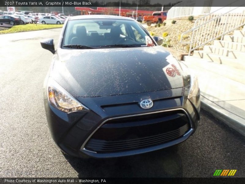 Graphite / Mid-Blue Black 2017 Toyota Yaris iA