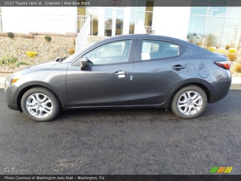 Graphite / Mid-Blue Black 2017 Toyota Yaris iA