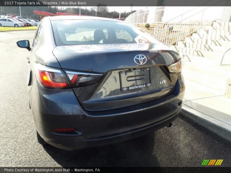 Graphite / Mid-Blue Black 2017 Toyota Yaris iA