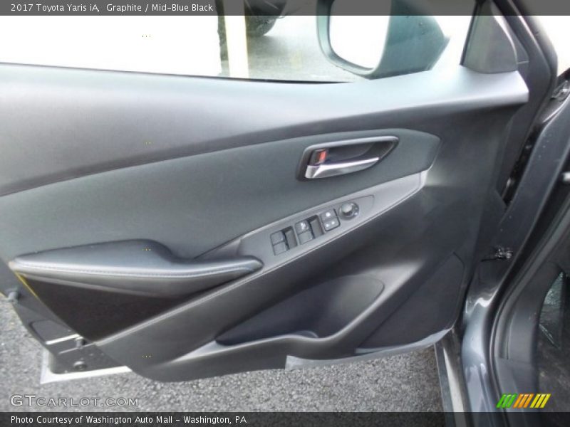 Graphite / Mid-Blue Black 2017 Toyota Yaris iA