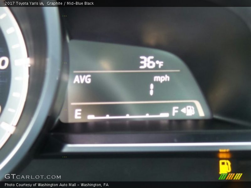 Graphite / Mid-Blue Black 2017 Toyota Yaris iA