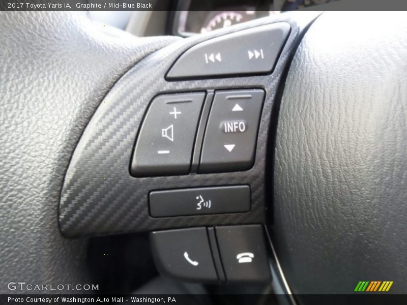 Graphite / Mid-Blue Black 2017 Toyota Yaris iA