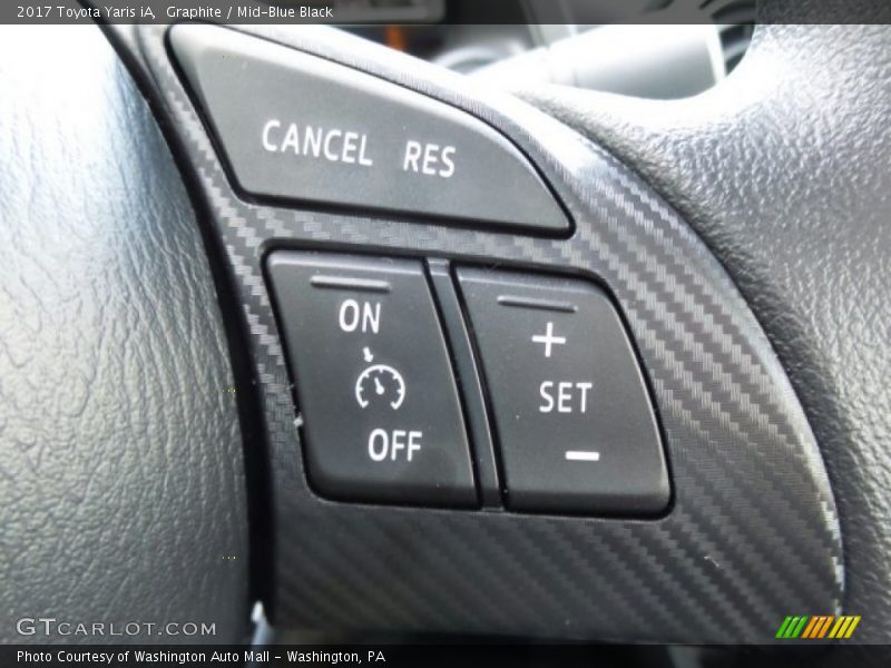 Graphite / Mid-Blue Black 2017 Toyota Yaris iA