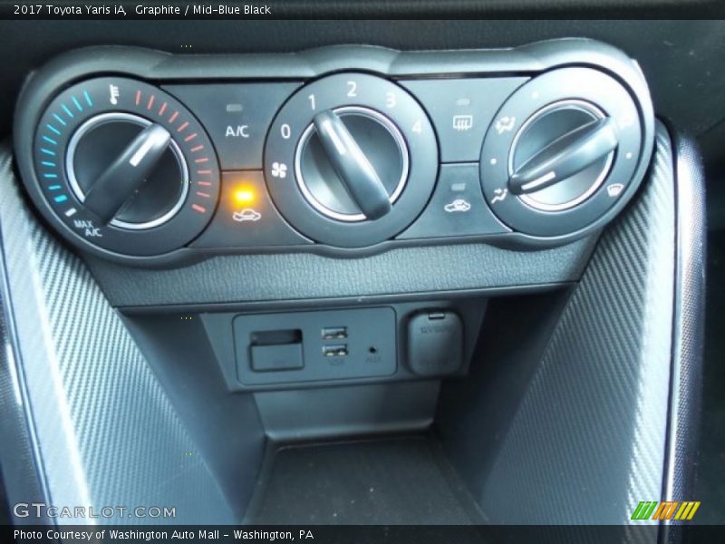 Graphite / Mid-Blue Black 2017 Toyota Yaris iA