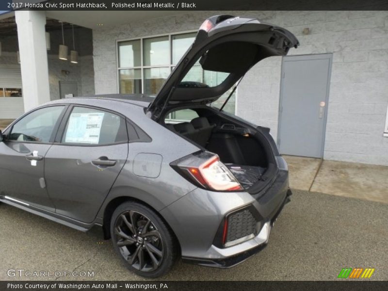 Polished Metal Metallic / Black 2017 Honda Civic Sport Hatchback