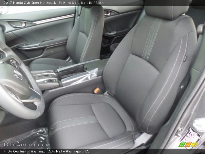 Polished Metal Metallic / Black 2017 Honda Civic Sport Hatchback