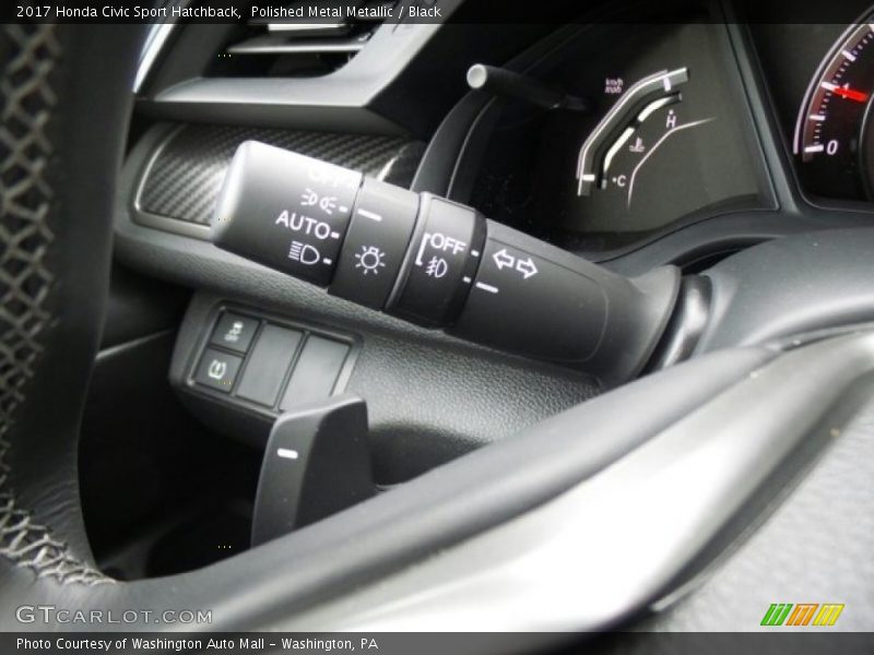 Polished Metal Metallic / Black 2017 Honda Civic Sport Hatchback