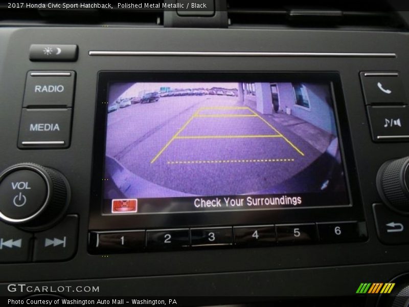 Polished Metal Metallic / Black 2017 Honda Civic Sport Hatchback