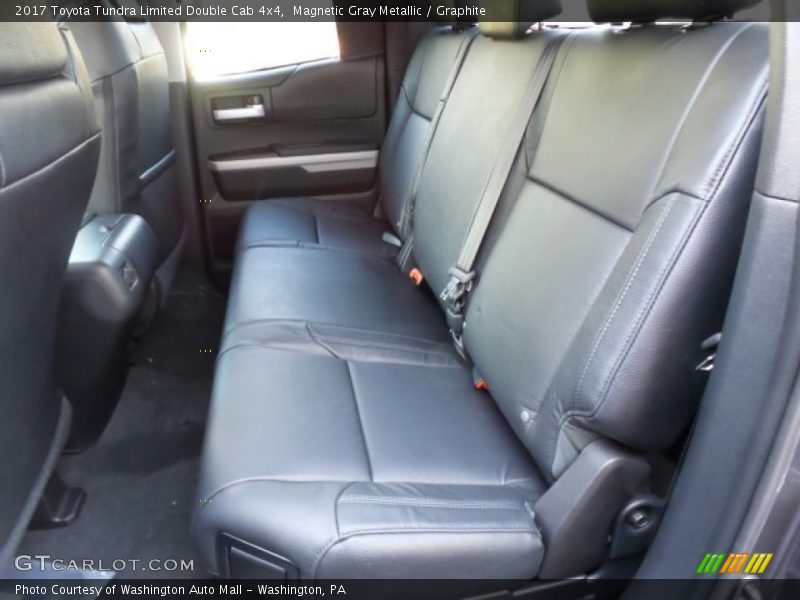 Rear Seat of 2017 Tundra Limited Double Cab 4x4