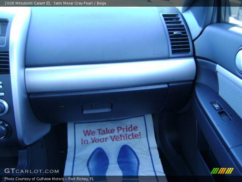 Satin Mesai Gray Pearl / Beige 2008 Mitsubishi Galant ES