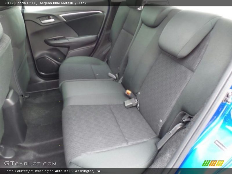 Aegean Blue Metallic / Black 2017 Honda Fit LX