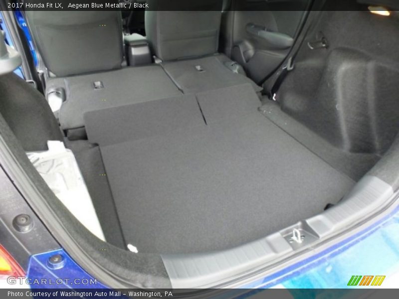Aegean Blue Metallic / Black 2017 Honda Fit LX