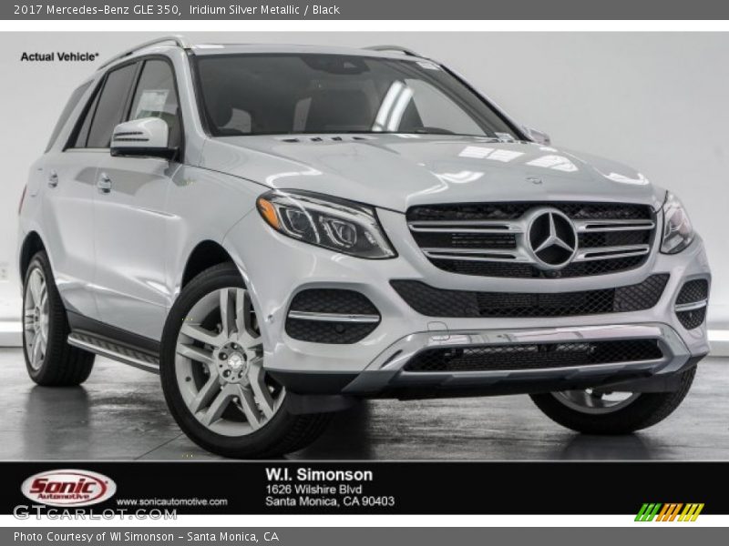 Iridium Silver Metallic / Black 2017 Mercedes-Benz GLE 350