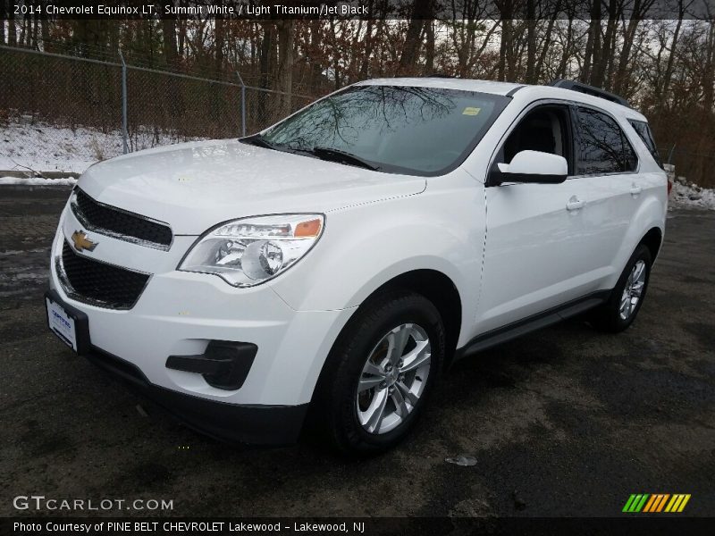 Summit White / Light Titanium/Jet Black 2014 Chevrolet Equinox LT