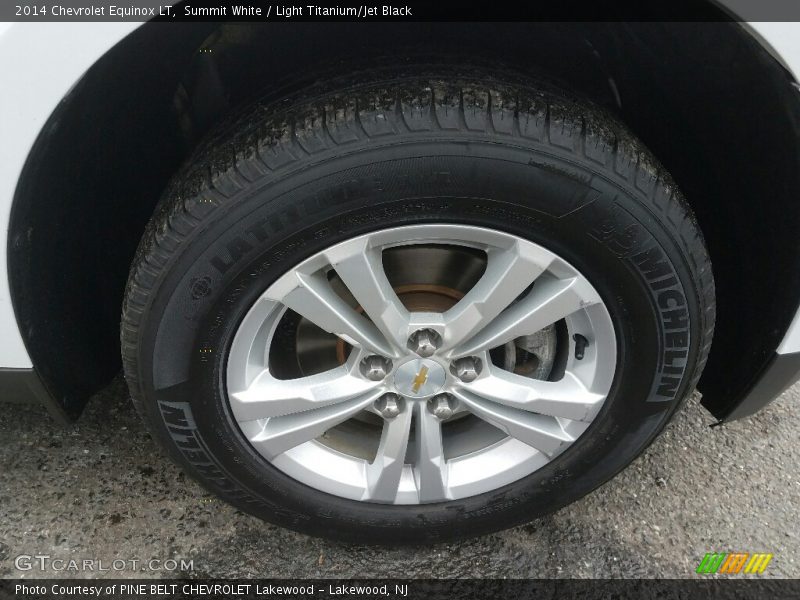Summit White / Light Titanium/Jet Black 2014 Chevrolet Equinox LT