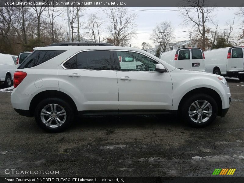Summit White / Light Titanium/Jet Black 2014 Chevrolet Equinox LT