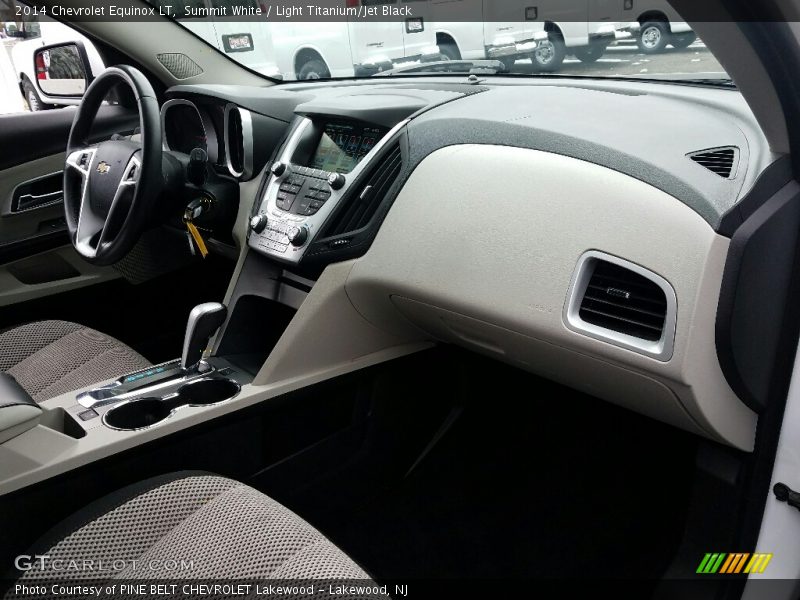 Summit White / Light Titanium/Jet Black 2014 Chevrolet Equinox LT