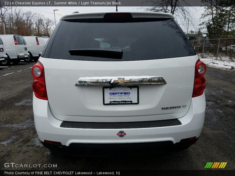 Summit White / Light Titanium/Jet Black 2014 Chevrolet Equinox LT
