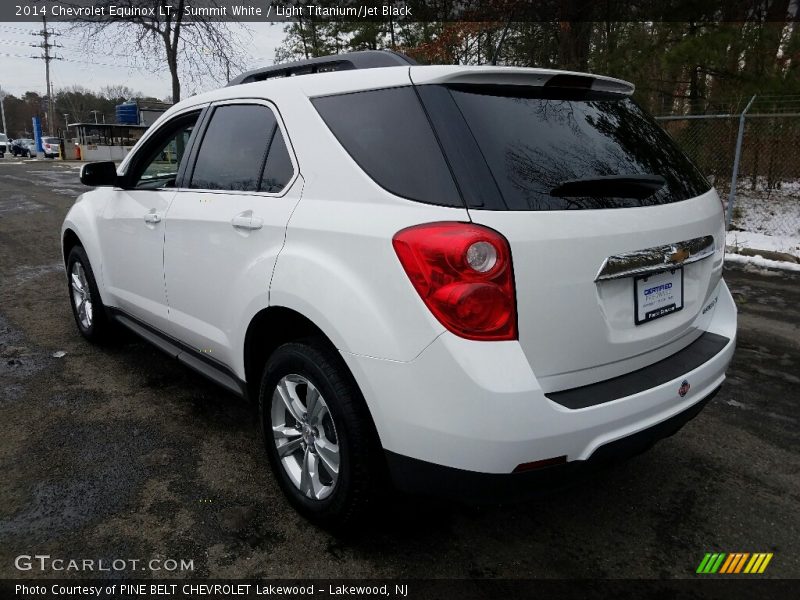 Summit White / Light Titanium/Jet Black 2014 Chevrolet Equinox LT