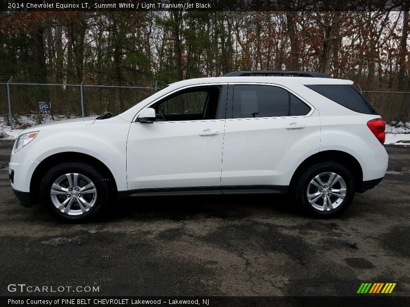 Summit White / Light Titanium/Jet Black 2014 Chevrolet Equinox LT