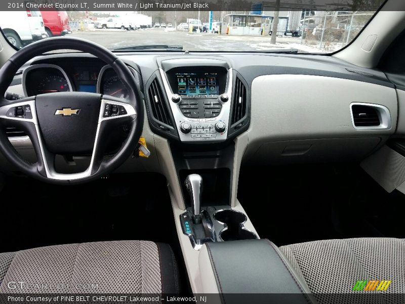 Summit White / Light Titanium/Jet Black 2014 Chevrolet Equinox LT