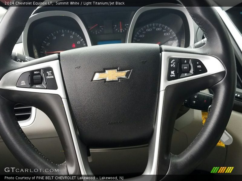 Summit White / Light Titanium/Jet Black 2014 Chevrolet Equinox LT