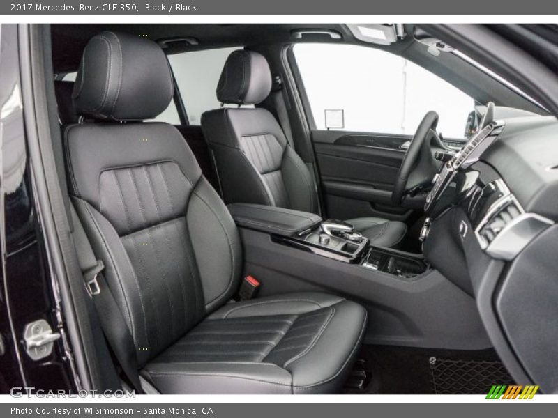 Black / Black 2017 Mercedes-Benz GLE 350