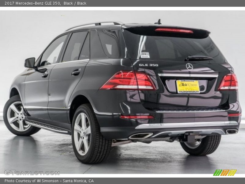 Black / Black 2017 Mercedes-Benz GLE 350