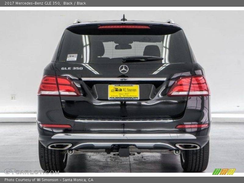 Black / Black 2017 Mercedes-Benz GLE 350