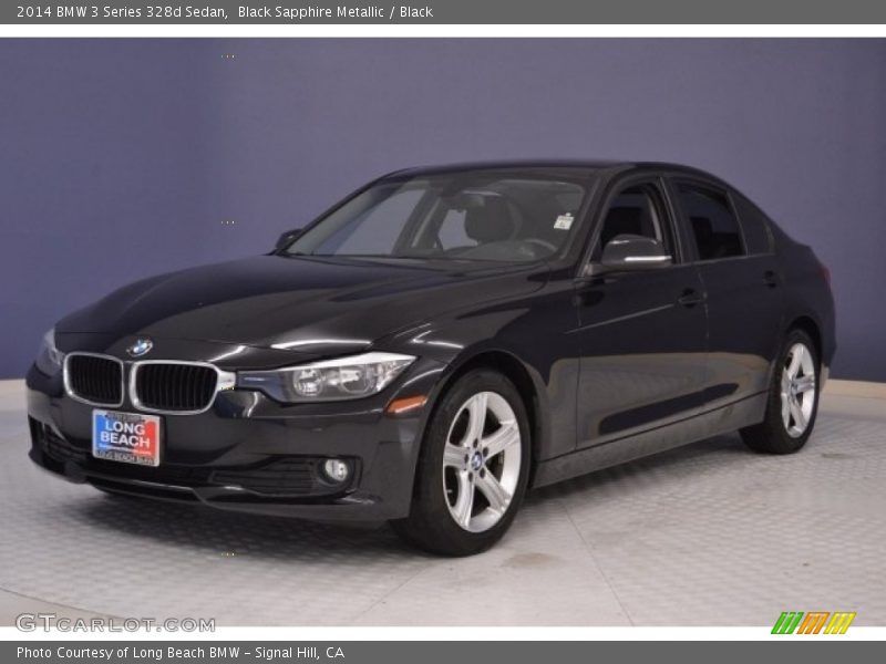 Black Sapphire Metallic / Black 2014 BMW 3 Series 328d Sedan